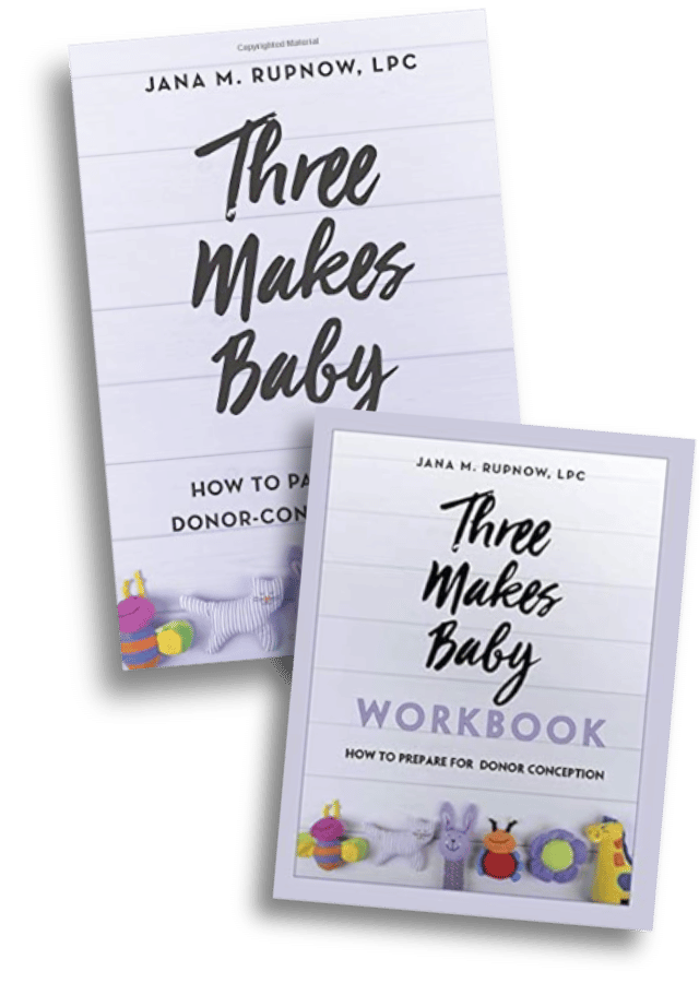 Bundle: Three Makes Baby Book plus Workbook