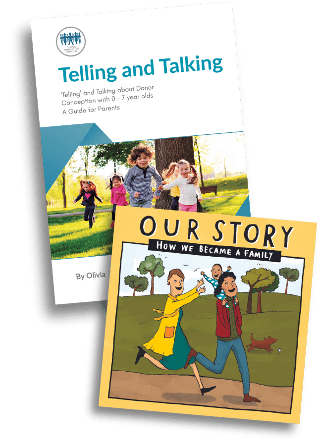 Bundle: Telling and Talking 0-7yrs plus Our Story (double donation in two-mum families – single baby)
