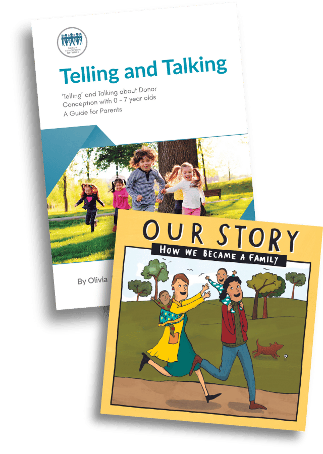 Bundle: Telling and Talking 0-7yrs plus Our Story (double donation in two-mum families – twins)