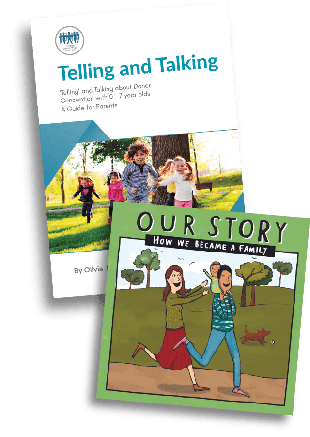 Bundle: Telling and Talking 0-7yrs plus Our Story (egg donation in mum and dad families - single baby)