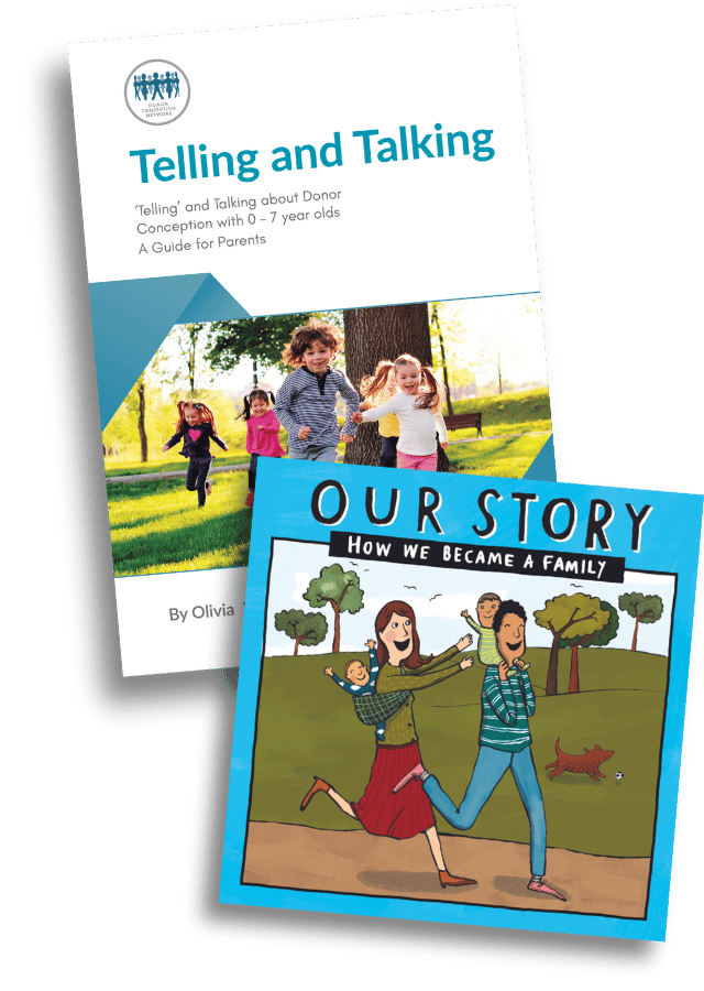 Bundle: Telling and Talking 0-7yrs plus Our Story (sperm donation in mum and dad families - twins)