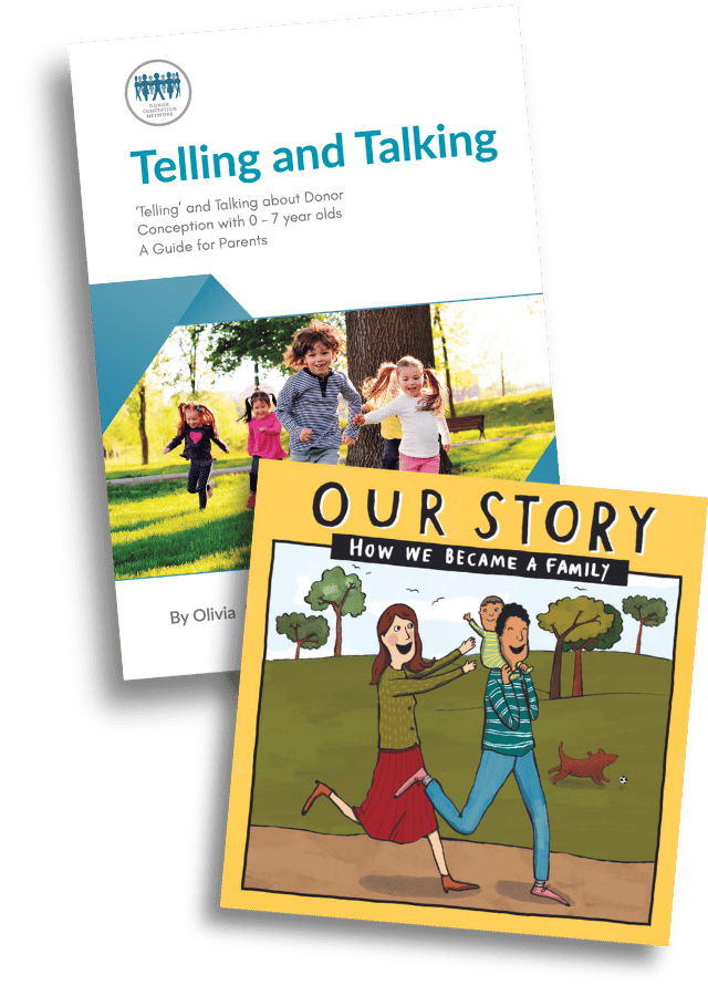 Bundle: Telling and Talking 0-7yrs plus Our Story (egg donation and surrogacy in mum and dad families - single baby)