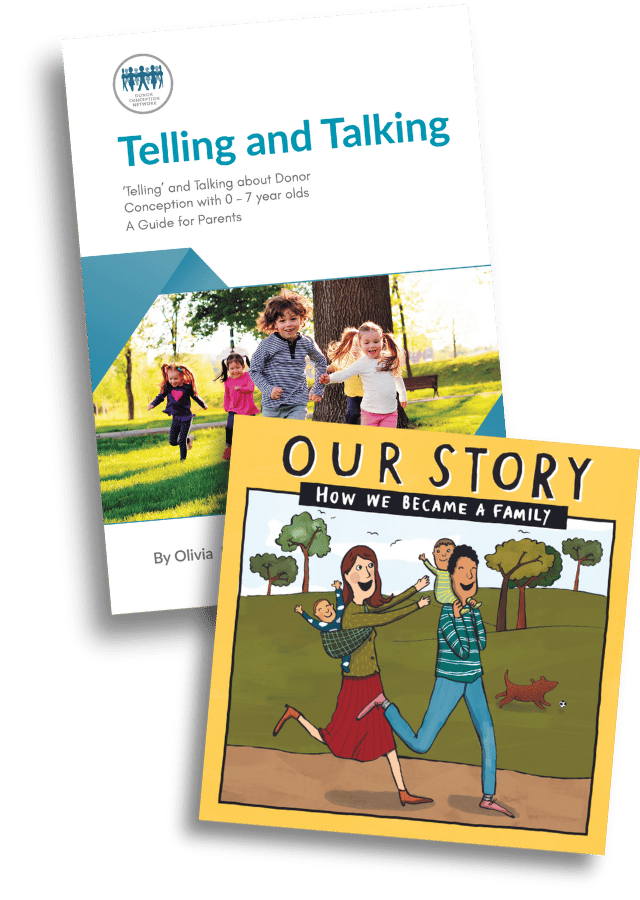 Bundle: Telling and Talking 0-7yrs plus Our Story (egg donation and surrogacy in mum and dad families - twins)