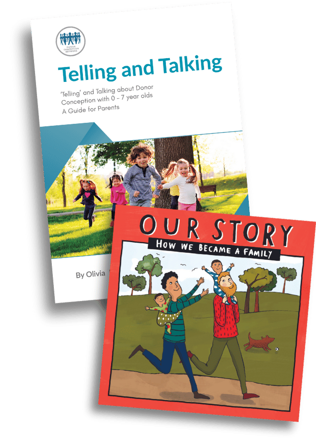 Bundle: Telling and Talking 0-7yrs plus Our Story (egg donation with surrogacy in two-dad families - twins)