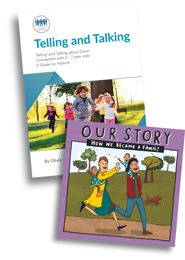 Bundle: Telling and Talking 0-7yrs plus Our Story (sperm donation in two-mum families - twins)