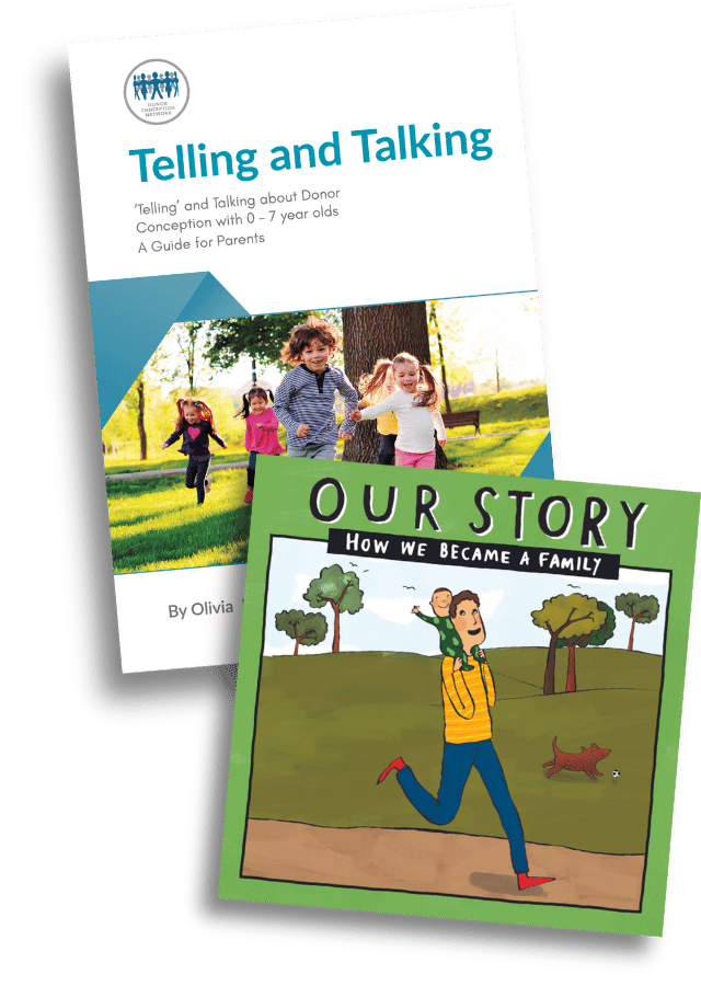 Bundle: Telling and Talking 0-7yrs plus Our Story (egg donation with surrogacy in solo dad families - single baby)
